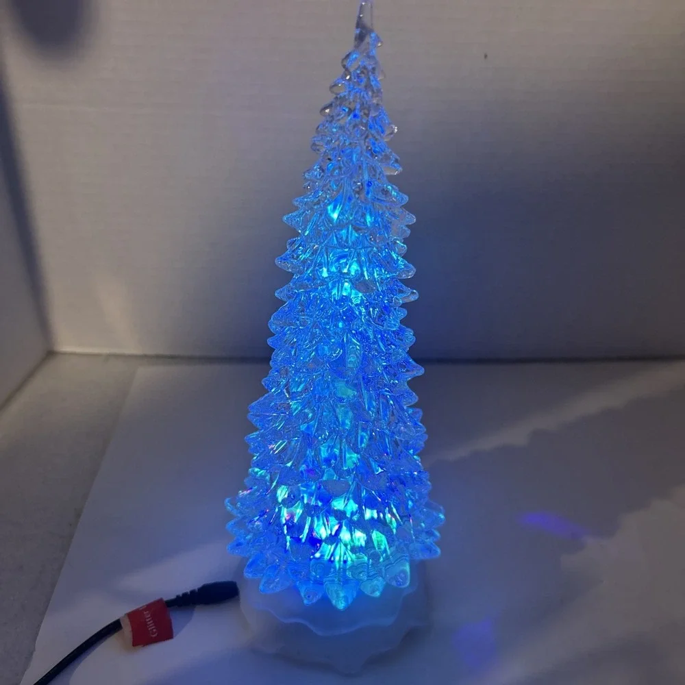 Mr Christmas Glitter‎ Light Holiday Music Color Change Tree Plays 30 Songs